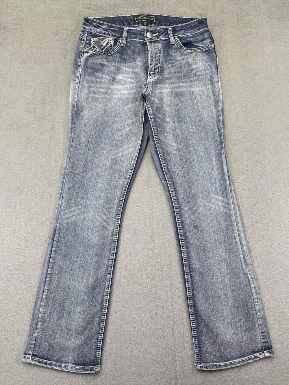Cato Premium Contemporary Blue Jeans  Mid Rise Medium Wash